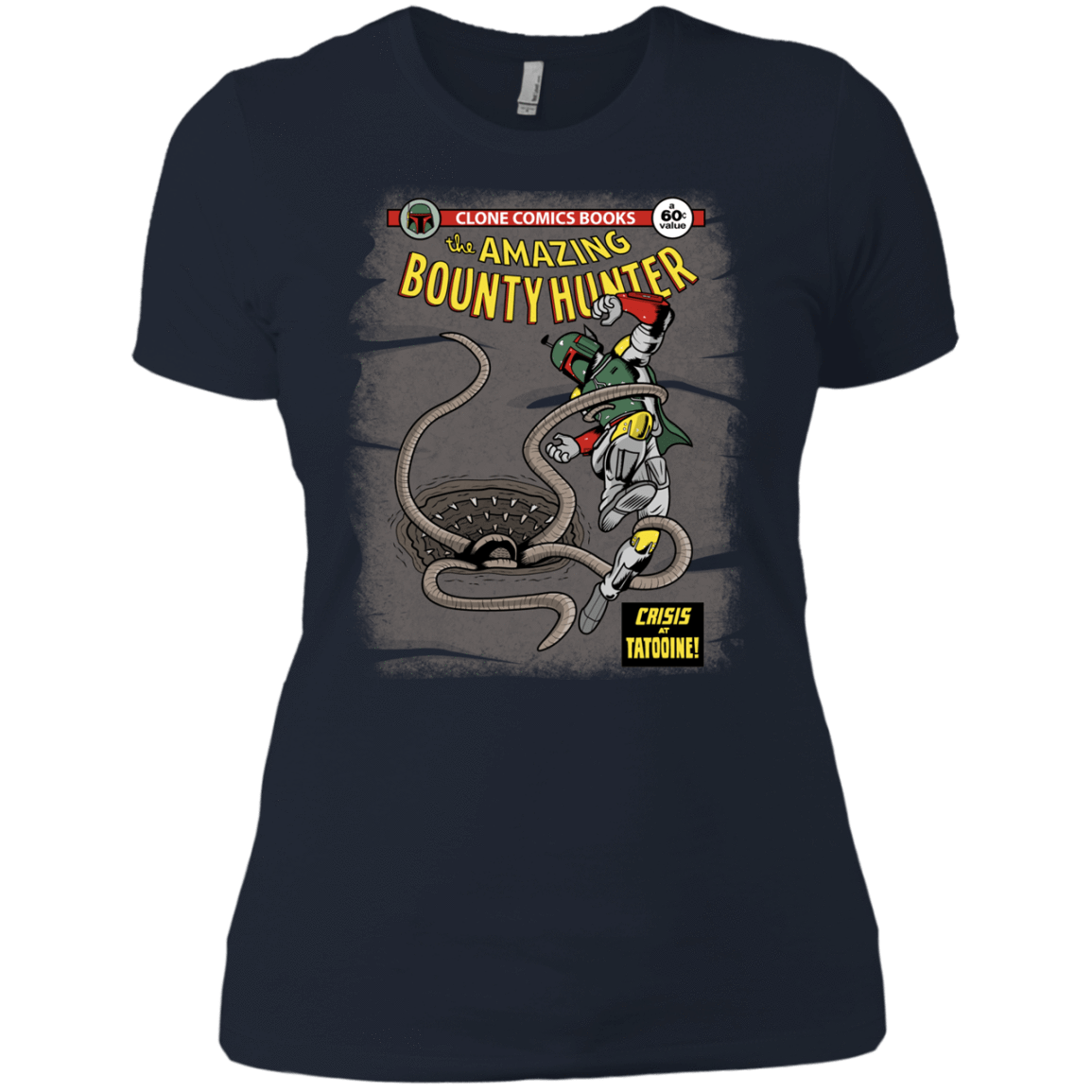 T-Shirts Midnight Navy / X-Small The Amazing Bounty Hunter Women's Premium T-Shirt