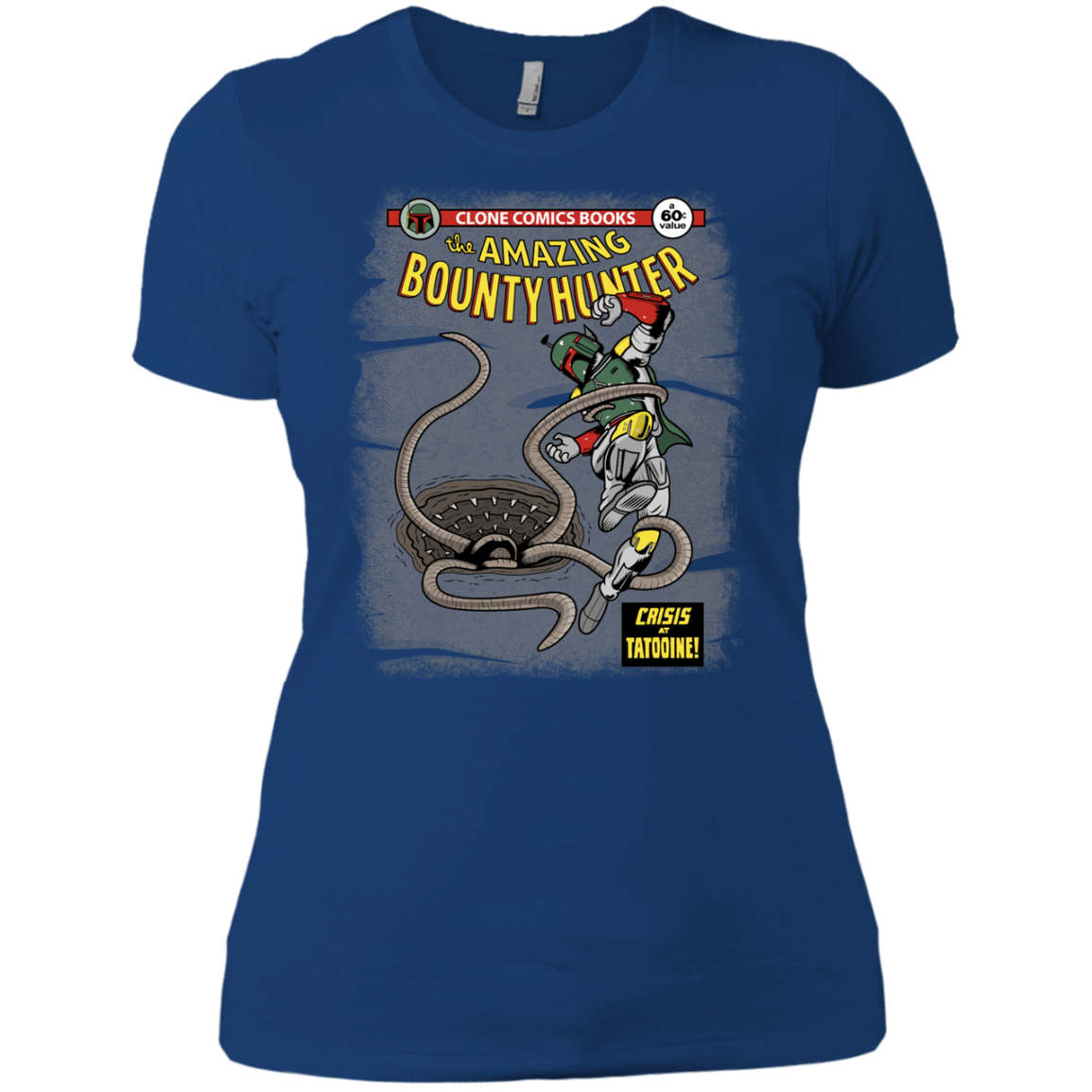 T-Shirts Royal / X-Small The Amazing Bounty Hunter Women's Premium T-Shirt