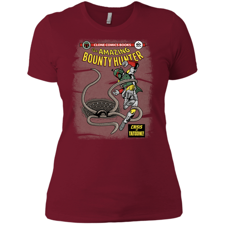 T-Shirts Scarlet / X-Small The Amazing Bounty Hunter Women's Premium T-Shirt