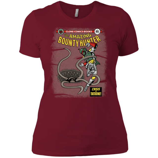 T-Shirts Scarlet / X-Small The Amazing Bounty Hunter Women's Premium T-Shirt