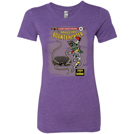 T-Shirts Purple Rush / S The Amazing Bounty Hunter Women's Triblend T-Shirt