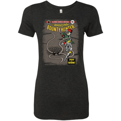T-Shirts Vintage Black / S The Amazing Bounty Hunter Women's Triblend T-Shirt