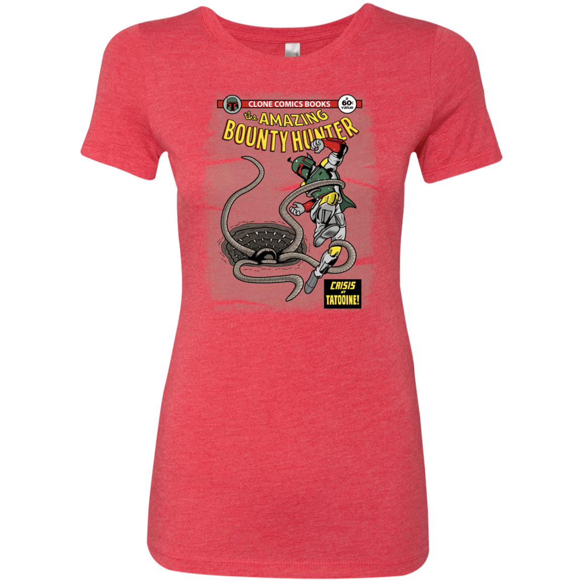 T-Shirts Vintage Red / S The Amazing Bounty Hunter Women's Triblend T-Shirt