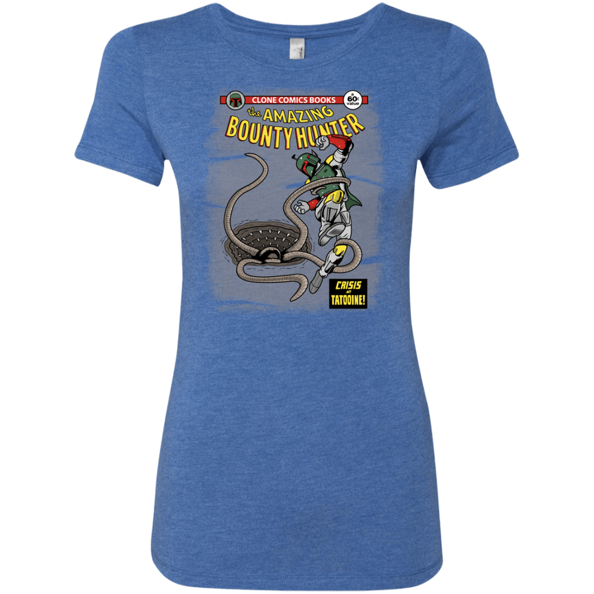 T-Shirts Vintage Royal / S The Amazing Bounty Hunter Women's Triblend T-Shirt