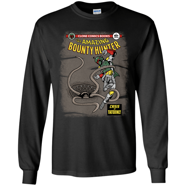 T-Shirts Black / YS The Amazing Bounty Hunter Youth Long Sleeve T-Shirt