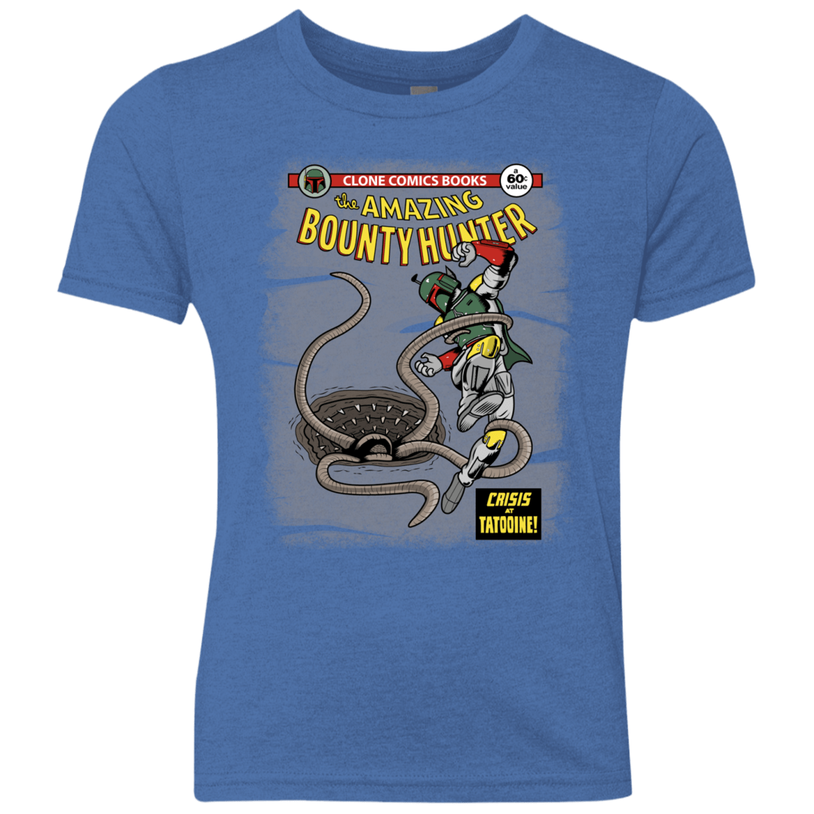 The Amazing Bounty Hunter Youth Triblend T-Shirt