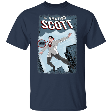 T-Shirts Navy / S The Amazing Scott T-Shirt