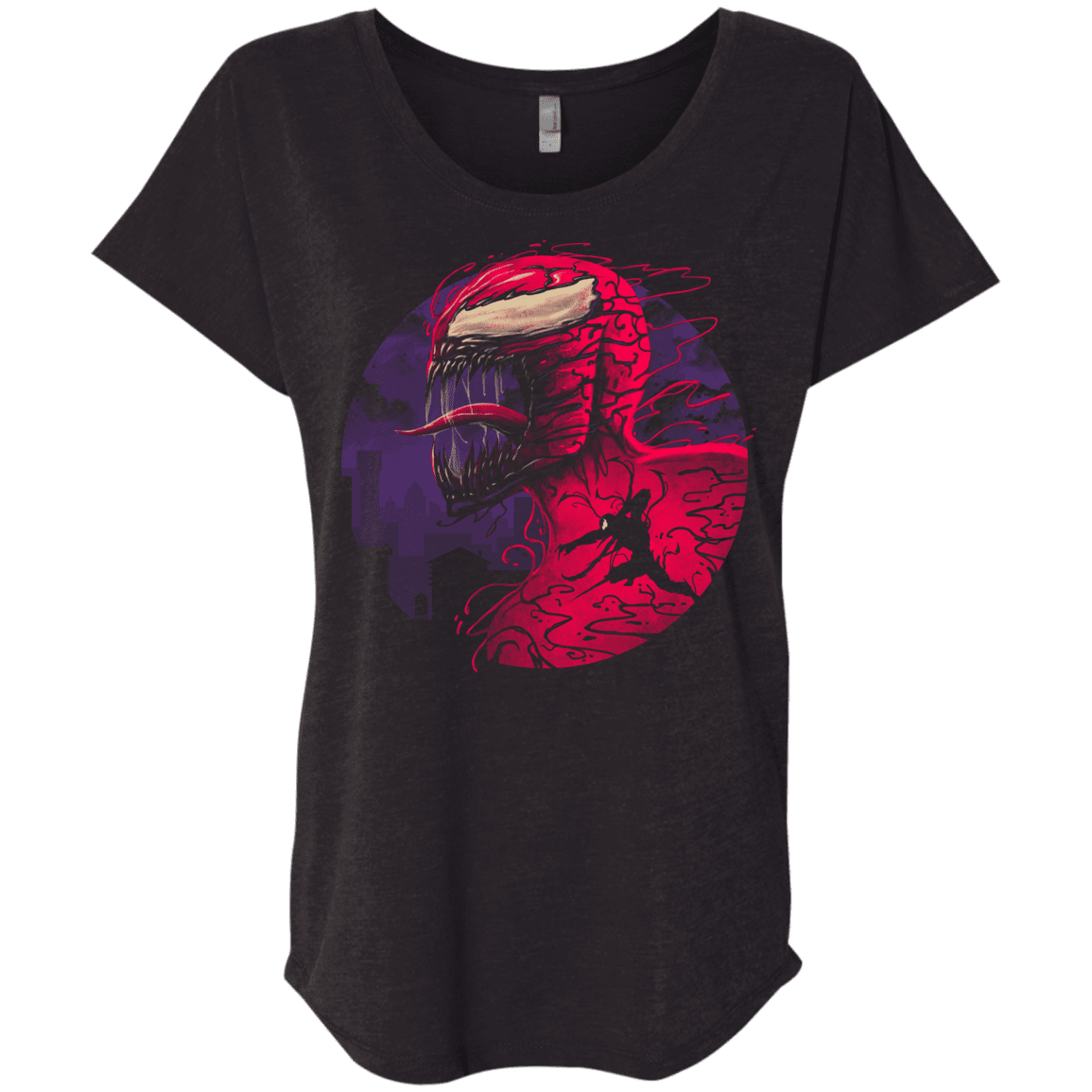 T-Shirts Vintage Black / X-Small The Amorphous Parasite Triblend Dolman Sleeve