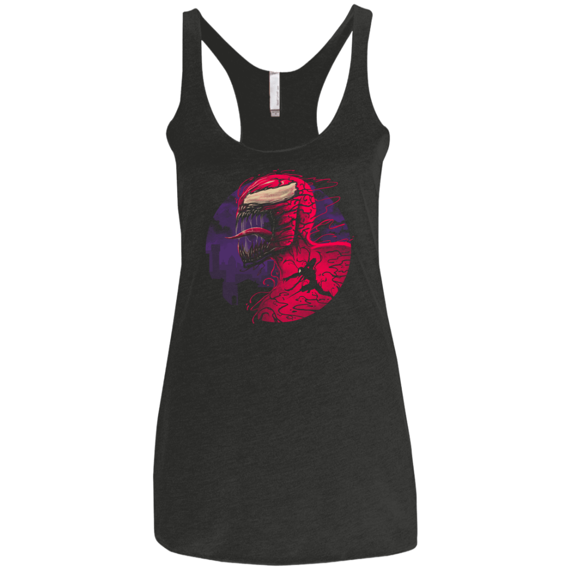 T-Shirts Vintage Black / X-Small The Amorphous Parasite Women's Triblend Racerback Tank