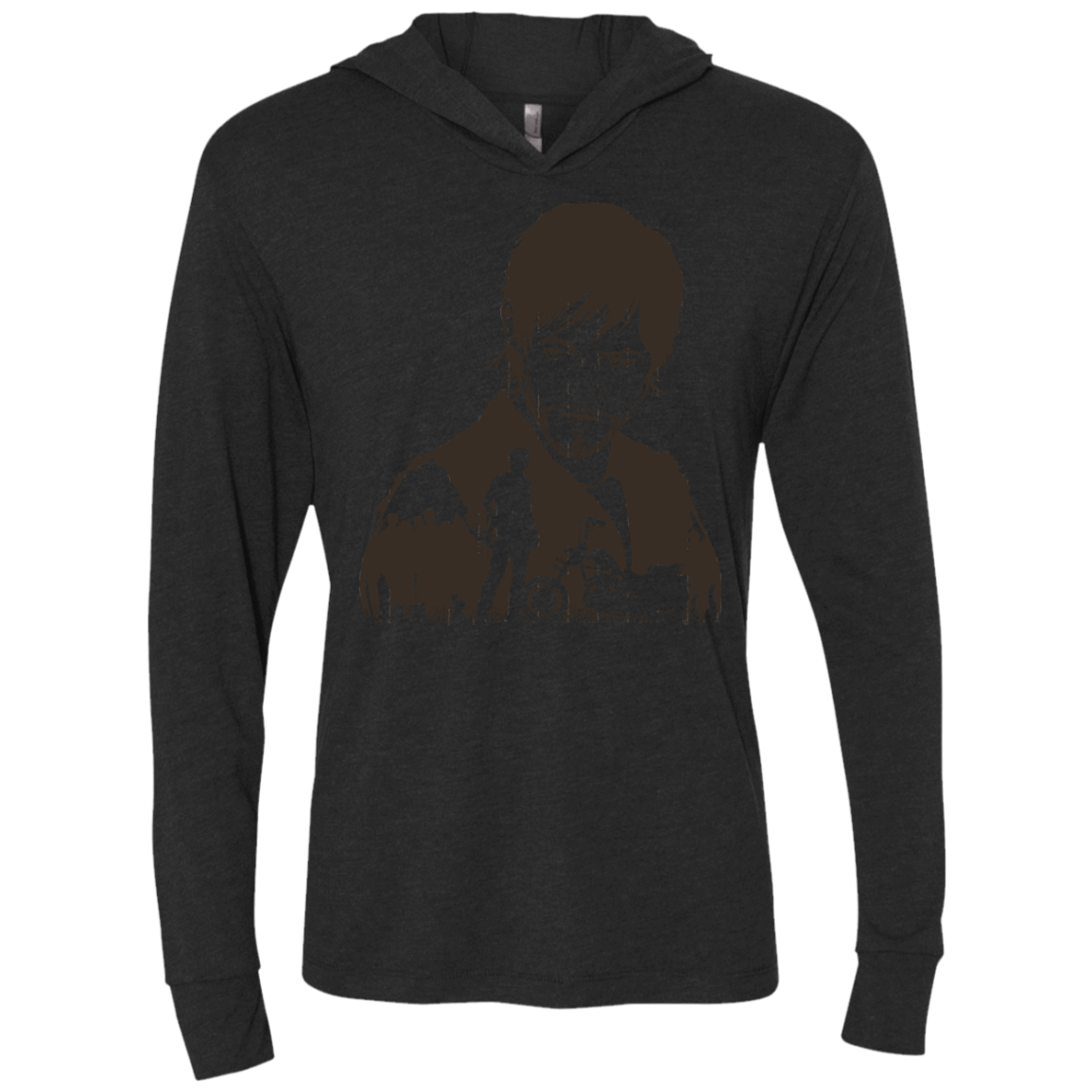 T-Shirts Vintage Black / X-Small The Archer Triblend Long Sleeve Hoodie Tee