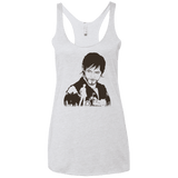 T-Shirts Heather White / X-Small The Archer Women's Triblend Racerback Tank