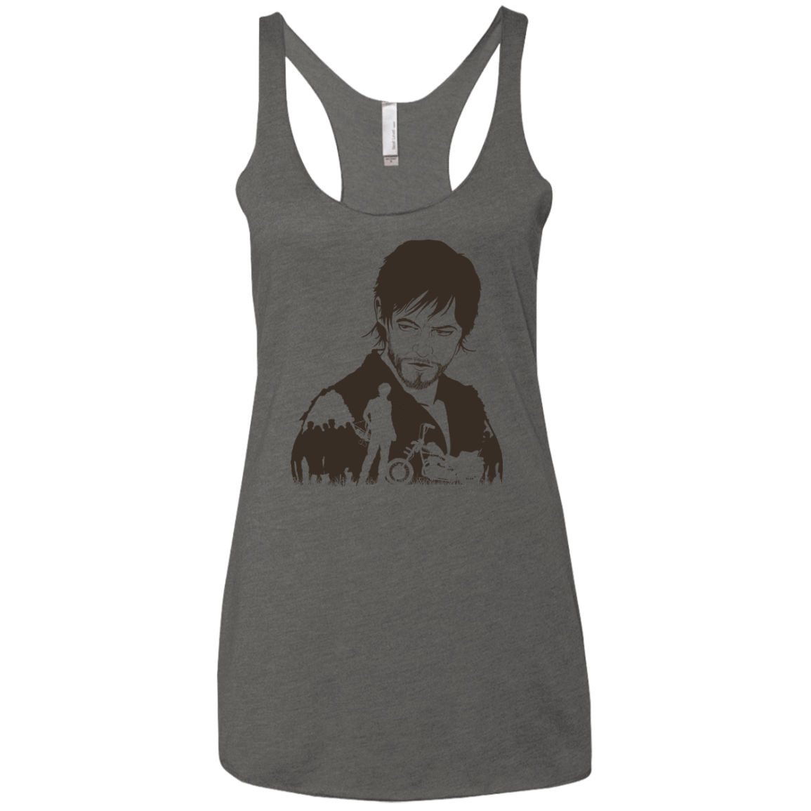 T-Shirts Premium Heather / X-Small The Archer Women's Triblend Racerback Tank