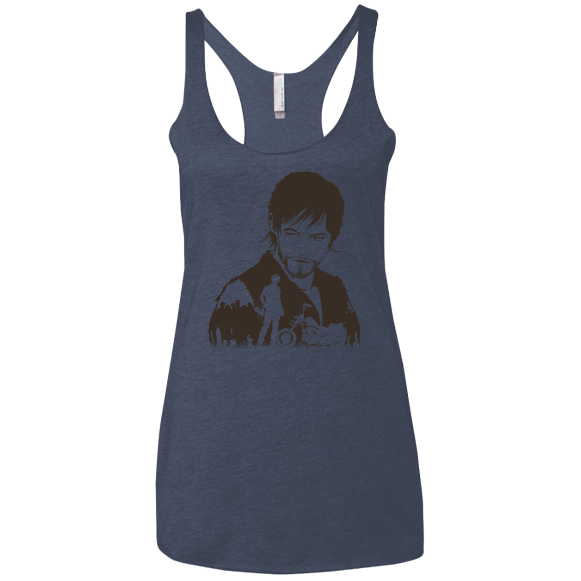 T-Shirts Vintage Navy / X-Small The Archer Women's Triblend Racerback Tank