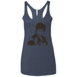 T-Shirts Vintage Navy / X-Small The Archer Women's Triblend Racerback Tank