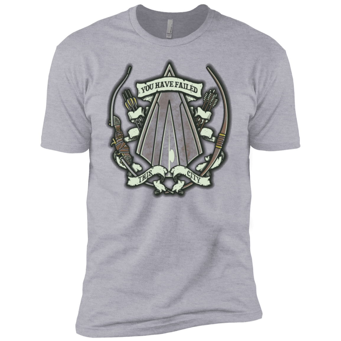 T-Shirts Heather Grey / YXS The Arrow Crest Boys Premium T-Shirt