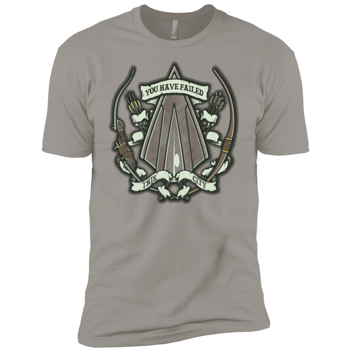 T-Shirts Light Grey / YXS The Arrow Crest Boys Premium T-Shirt