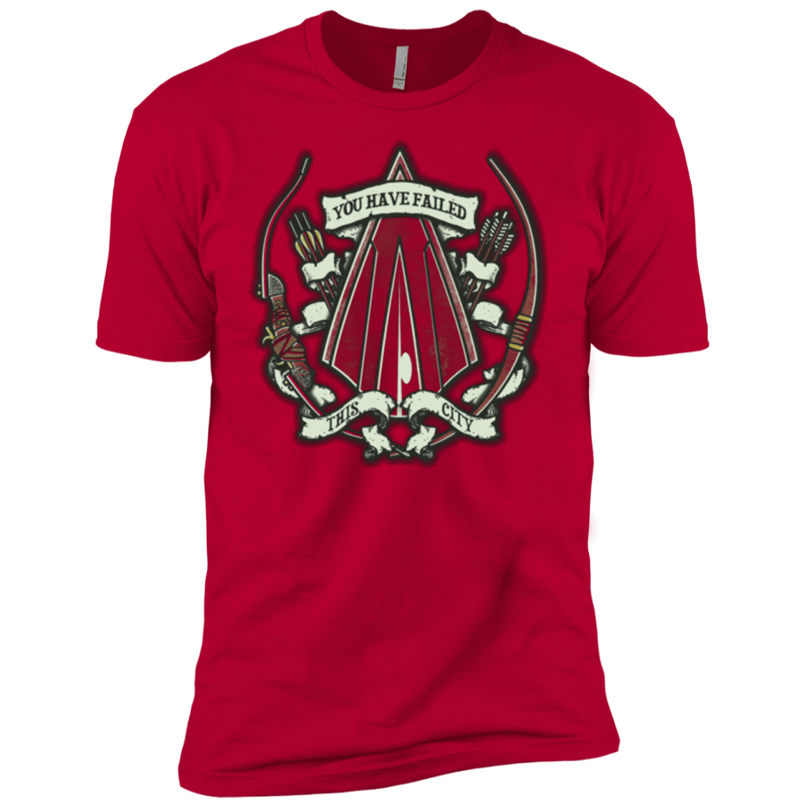 T-Shirts Red / YXS The Arrow Crest Boys Premium T-Shirt
