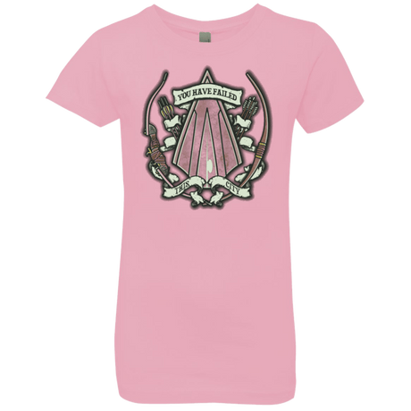 T-Shirts Light Pink / YXS The Arrow Crest Girls Premium T-Shirt