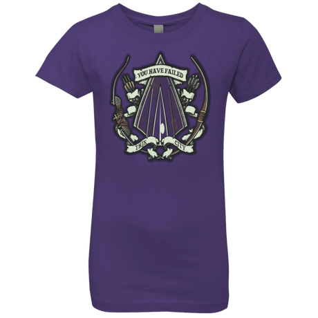 T-Shirts Purple Rush / YXS The Arrow Crest Girls Premium T-Shirt