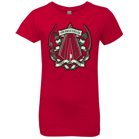 T-Shirts Red / YXS The Arrow Crest Girls Premium T-Shirt