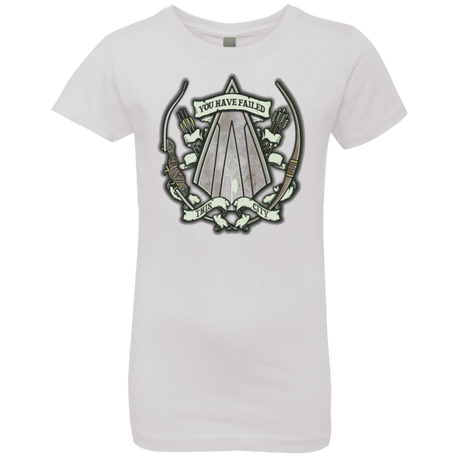T-Shirts White / YXS The Arrow Crest Girls Premium T-Shirt