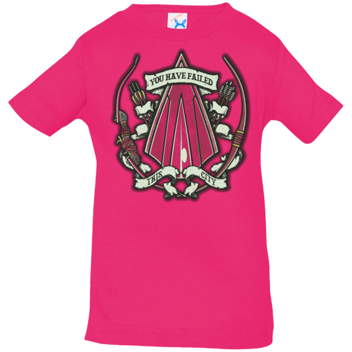 T-Shirts Hot Pink / 6 Months The Arrow Crest Infant PremiumT-Shirt