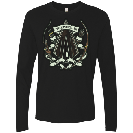 T-Shirts Black / Small The Arrow Crest Men's Premium Long Sleeve