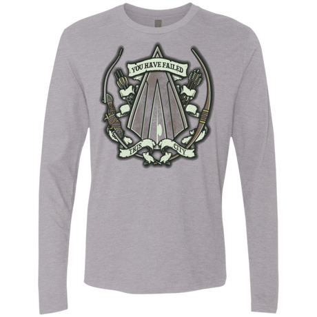 T-Shirts Heather Grey / Small The Arrow Crest Men's Premium Long Sleeve