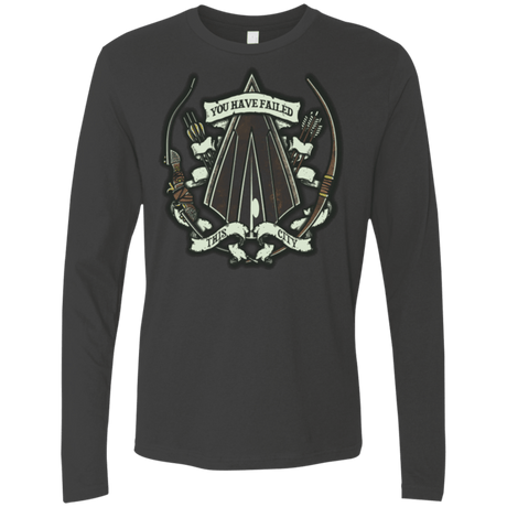 T-Shirts Heavy Metal / Small The Arrow Crest Men's Premium Long Sleeve