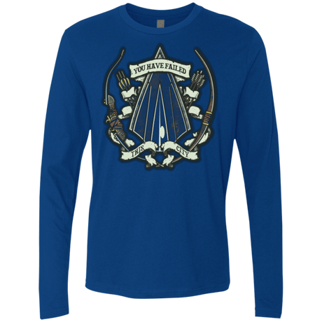 T-Shirts Royal / Small The Arrow Crest Men's Premium Long Sleeve