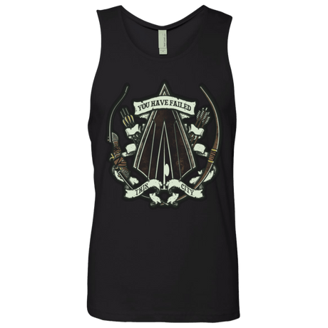 T-Shirts Black / Small The Arrow Crest Men's Premium Tank Top