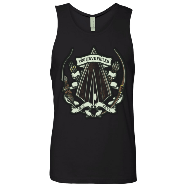 T-Shirts Black / Small The Arrow Crest Men's Premium Tank Top