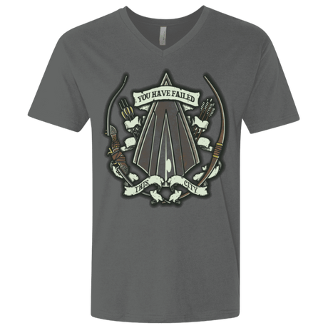 T-Shirts Heavy Metal / X-Small The Arrow Crest Men's Premium V-Neck