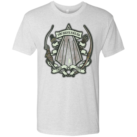 T-Shirts Heather White / Small The Arrow Crest Men's Triblend T-Shirt