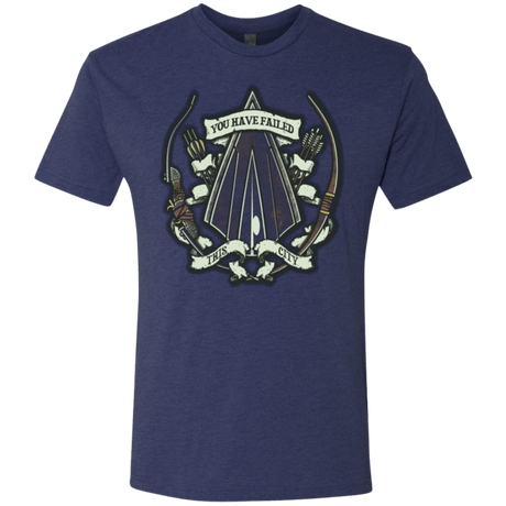 T-Shirts Vintage Navy / Small The Arrow Crest Men's Triblend T-Shirt