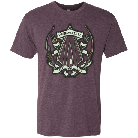 T-Shirts Vintage Purple / Small The Arrow Crest Men's Triblend T-Shirt