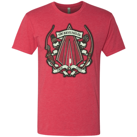 T-Shirts Vintage Red / Small The Arrow Crest Men's Triblend T-Shirt