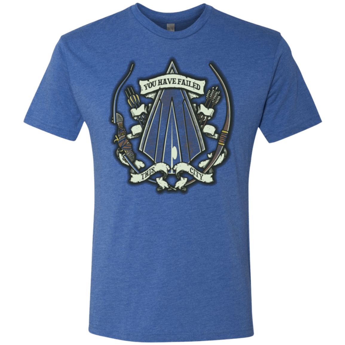 T-Shirts Vintage Royal / Small The Arrow Crest Men's Triblend T-Shirt