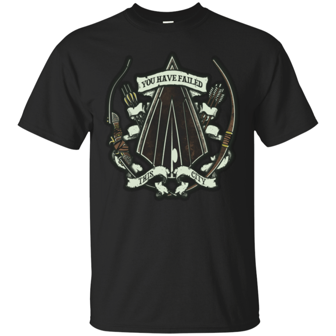 T-Shirts Black / Small The Arrow Crest T-Shirt