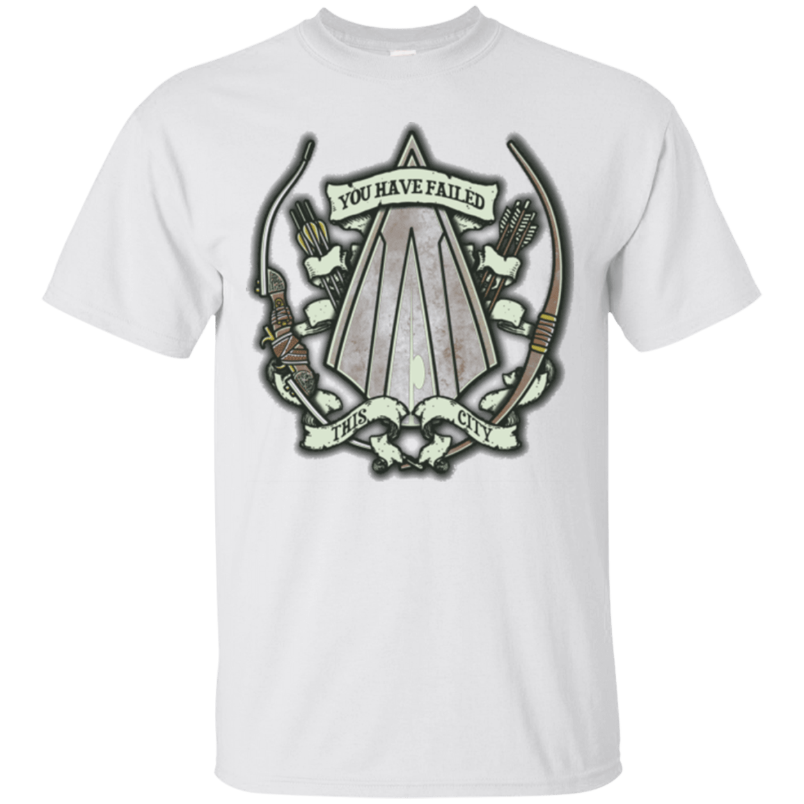 T-Shirts White / Small The Arrow Crest T-Shirt
