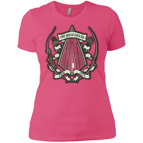T-Shirts Hot Pink / X-Small The Arrow Crest Women's Premium T-Shirt