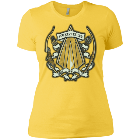 T-Shirts Vibrant Yellow / X-Small The Arrow Crest Women's Premium T-Shirt