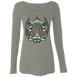 T-Shirts Venetian Grey / Small The Arrow Crest Women's Triblend Long Sleeve Shirt