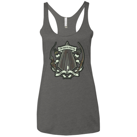 T-Shirts Premium Heather / X-Small The Arrow Crest Women's Triblend Racerback Tank