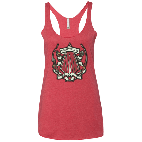 T-Shirts Vintage Red / X-Small The Arrow Crest Women's Triblend Racerback Tank
