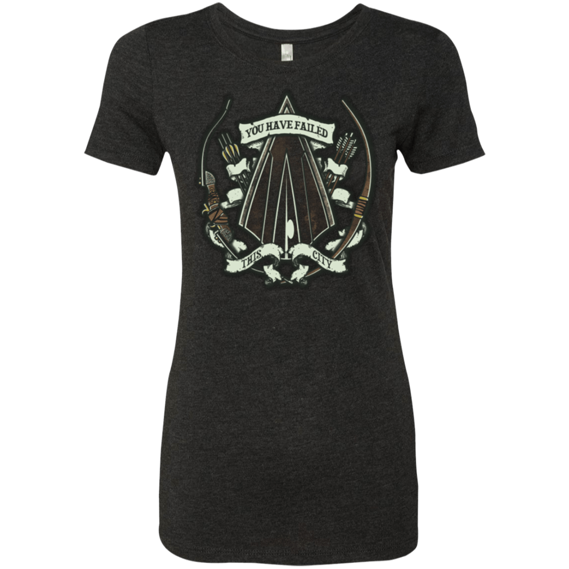 T-Shirts Vintage Black / Small The Arrow Crest Women's Triblend T-Shirt