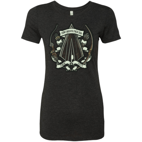 T-Shirts Vintage Black / Small The Arrow Crest Women's Triblend T-Shirt