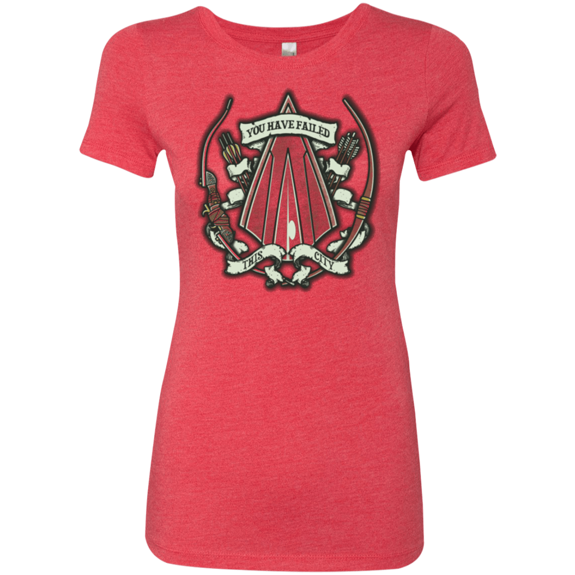 T-Shirts Vintage Red / Small The Arrow Crest Women's Triblend T-Shirt
