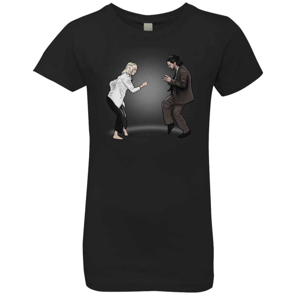 T-Shirts Black / YXS The Ballad of Jon and Dany Girls Premium T-Shirt