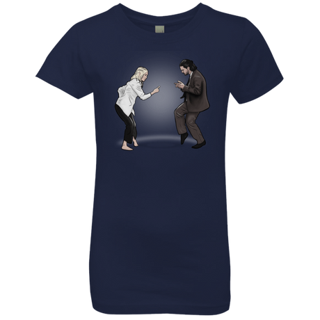 T-Shirts Midnight Navy / YXS The Ballad of Jon and Dany Girls Premium T-Shirt